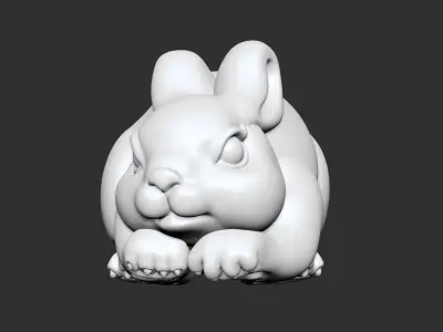 rabbit bunny 3D print model
