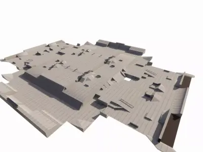 Skatepark-Skate Park PACK 3D model