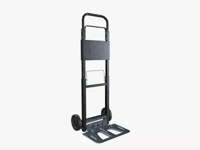 Hand Truck Low-poly 3D model