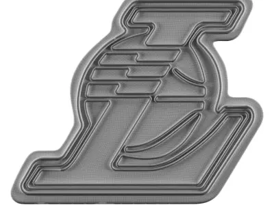Lakers Neon Sign 3D model