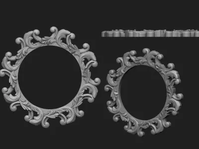 decorative frame 3D model purchase