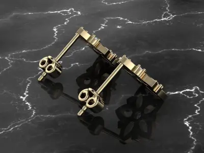 Jewelry Earring 3D print model