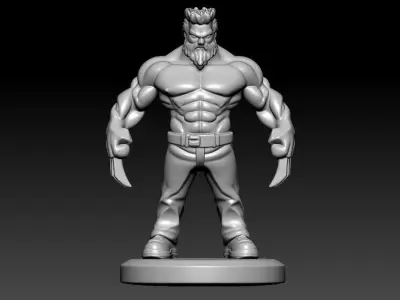 Mutant logan statue - 3D print 3D print model