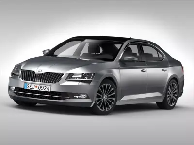 Skoda Superb 2016 3D model