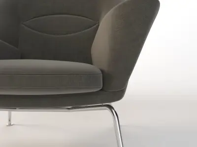 Ch468 Oculus Armchair Carl Hansen And Son By Hans J Wegner 3D model