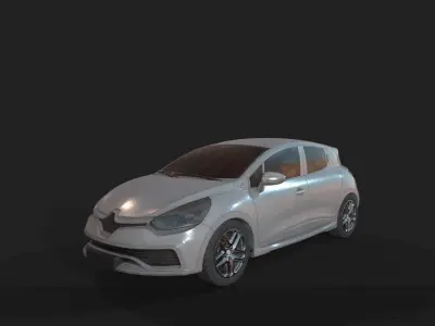 Game Ready Car renault clio Low-poly 3D model