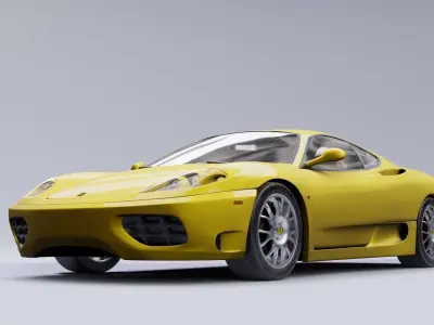 Ferrari modena 360 model in Blender 3D 3D model