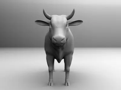 3D Cow 3D model