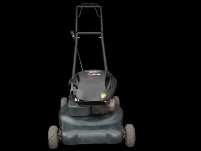 Lawn mower Low-poly 3D model