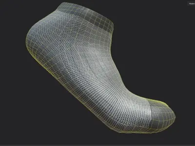 Socks  M09 Low-poly 3D model