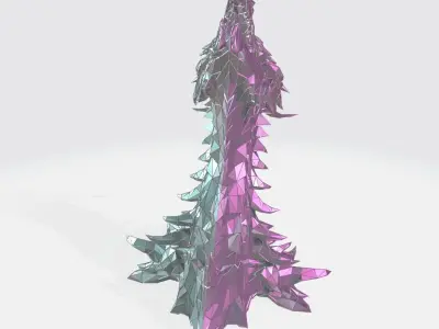 Alduin Elder Scrolls WIREFRAME VORONOI WIREMESH MESH 3D print model