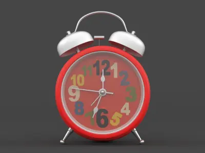 Analog Alarm Clock 3D model