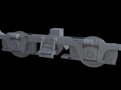 Southern Norfolk Bogie - truck 3D model
