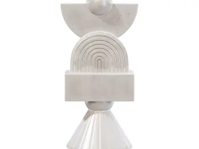 Beatrice Deco Sculpture by Bloomingville 3D model