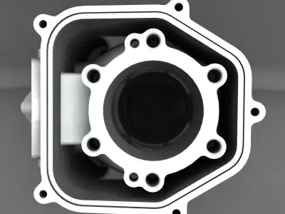 Cylinder Aprilia RSA125 3D print model