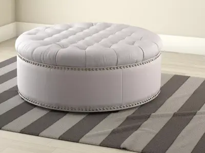 Diana Tufted Cocktail 3D model