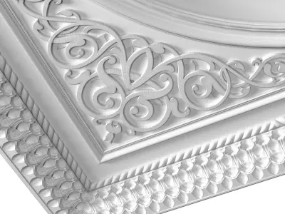 Ceiling in oriental style 3D model