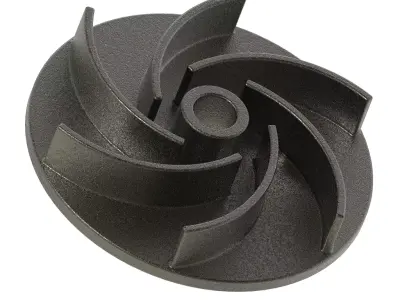 Premium Semi Open Impeller 3D print model