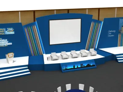 Meeting Decor And Stage 73 3D model