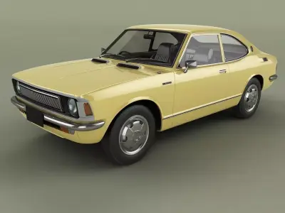 Toyota Corolla Coupe E20 3D model