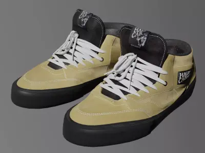 Vans Half Cab Skateboarding Sk8 Sb Bmx Shoes Sneakers Low-poly  Low-poly 3D model