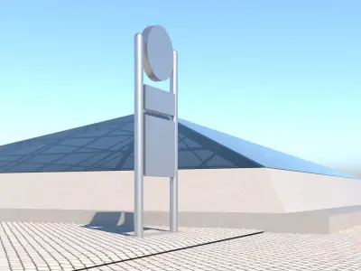 Metro Station 3D model