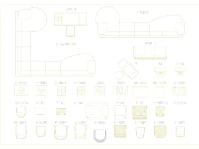 AUTOCAD BLOCK 230 BLOCK 3D model