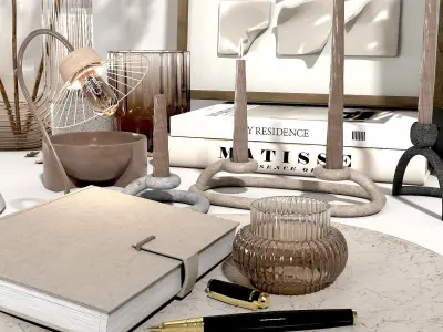 Decorative set 06 3D model get