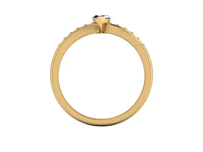 The Marquise Ring 3D print model