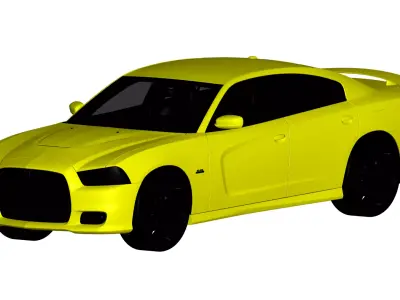 Dodge Charger srt 8  3D model