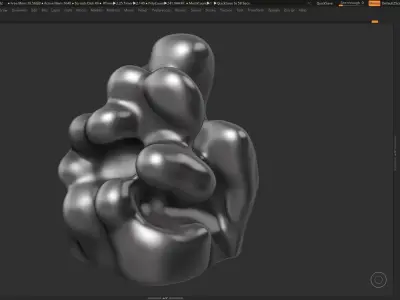 Modern Abstract Decorative sculpture 3d print model 43 3D print model