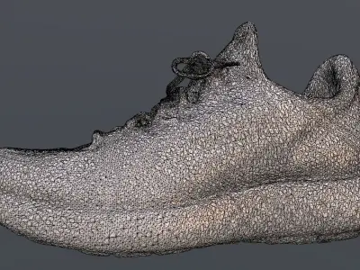 NIKE SKELUX RUNNING SHOES PBR Low-poly 3D model