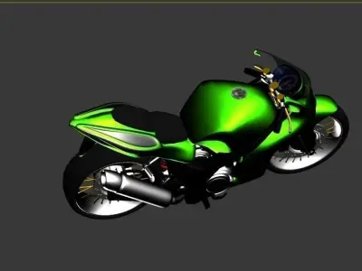 kawasaki ninja 3D model