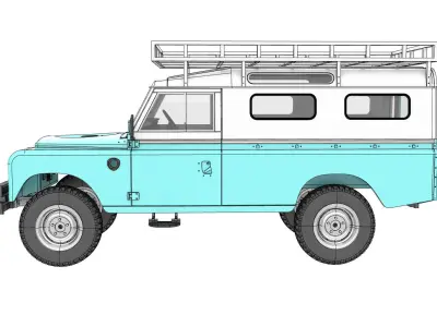 LR series 3 109 hard top version for 1 to 10 RC 3D print model