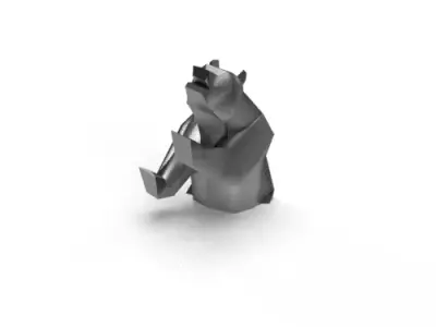 Metal Bear 3D model