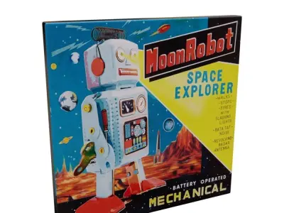 UE5  GLTF  GLB 3D MODEL ROBOT CABINET 3D model