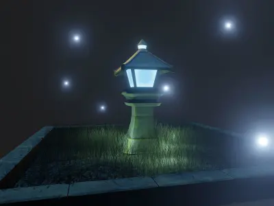 lantern3d model 3D model