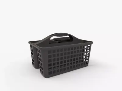 JiatuA Portable Plastic Shower Caddy Basket with Handle 3D model