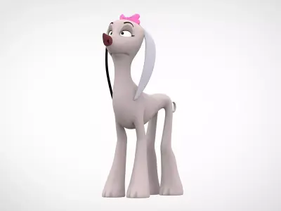 Vendella De Vil Low-poly 3D model