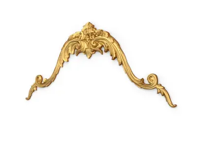 Classic carved decor ornament 358 3D model