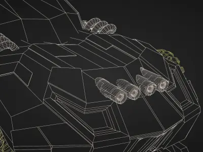 Game Car Low poly Low-poly 3D model