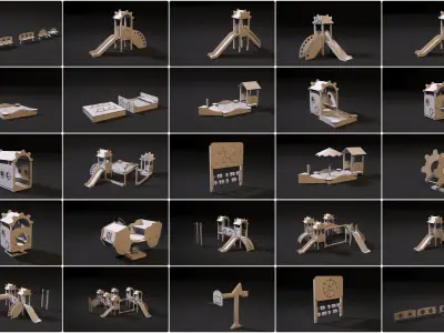 Playground series Mechanisms 3D model