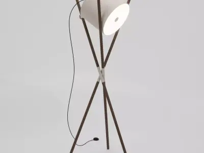Tripod Floor and Desk Lamp Collection Artisan Shift Lamp 3D model