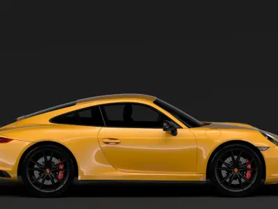 Porsche 911 Carrera T Coupe 991 2018 3D model