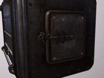 The Machine Boiler Low-poly 3D model