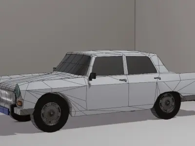 Peugeot 404 Low Poly  3D model