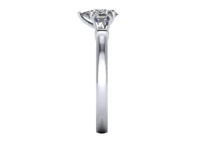 Three-stone Diamond Ring R4 3D print model