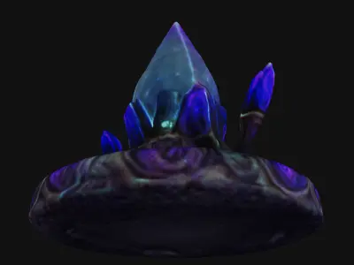 Sci-fi shrine Free low-poly 3D model