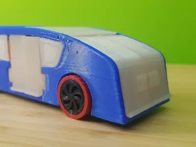 Autonomus - Hydrogen Fuel Cell Concept Car  3D print model