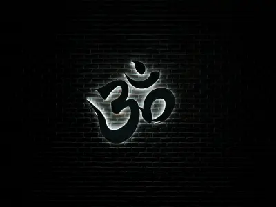 OM Logo LORD SHIVA  Free low-poly 3D model
